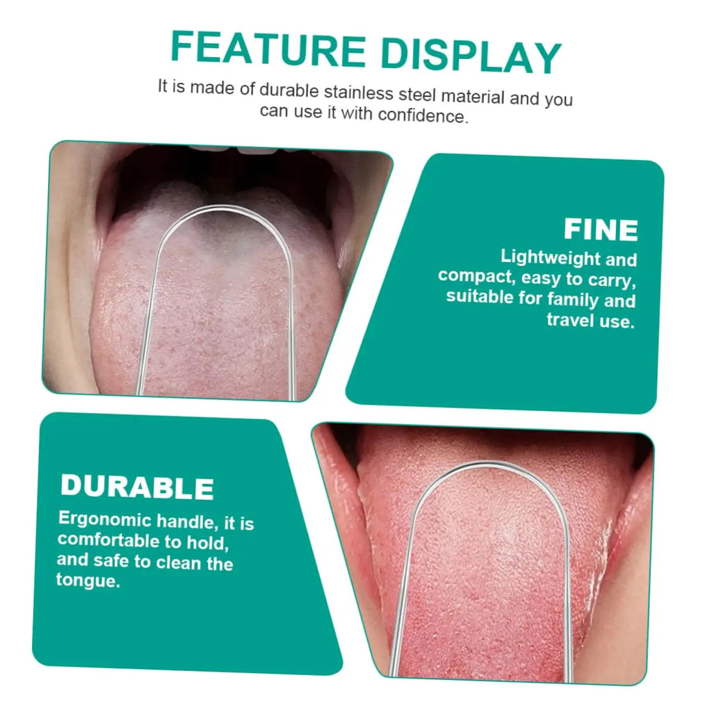 Peak Essentials™ Stainless-Steel Tongue Scraper