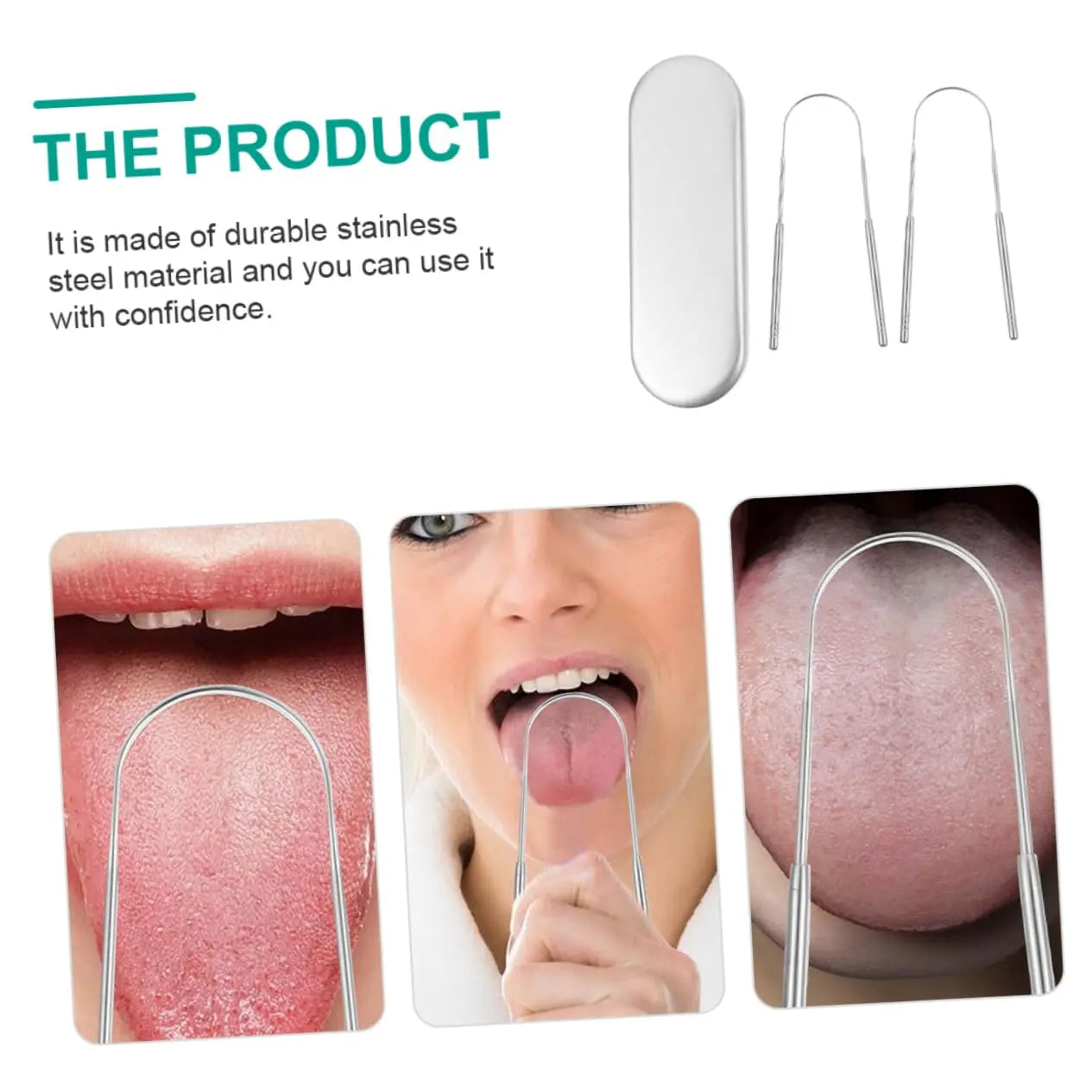 Peak Essentials™ Stainless-Steel Tongue Scraper