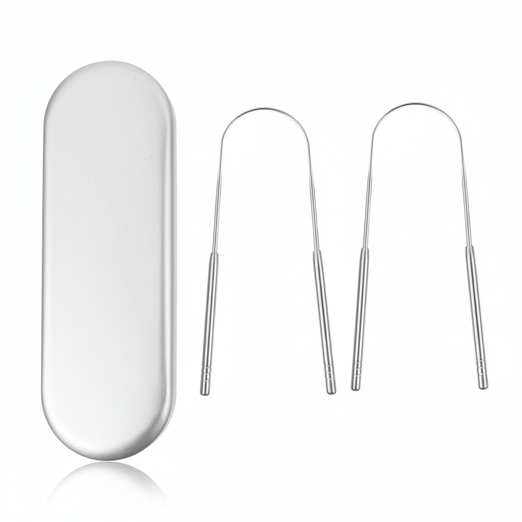 Peak Essentials™ Stainless-Steel Tongue Scraper
